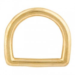 D-ring 19 mm mosiężny