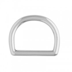 D-ring 19 mm mosiężny pokryty chromem